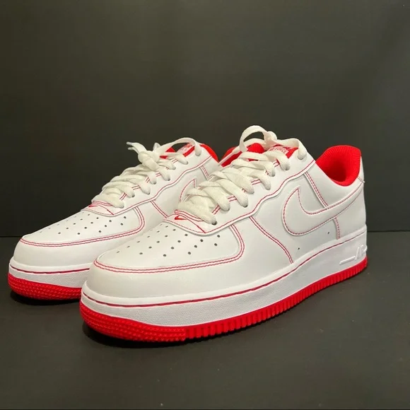 Nike Air Force Low '07 White University Red